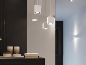 miniaturka QUARK 1 Lampa Wisząca w Tonacjach Czerni Szarości i Bieli