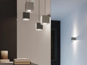 miniaturka QUARK 2 Stylowy Plafon w Czerni Szarości i Bieli