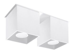 miniaturka QUARK 2 Stylowy Plafon w Czerni Szarości i Bieli