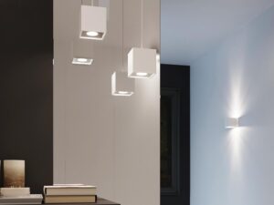 miniaturka QUARK 2 Stylowy Plafon w Czerni Szarości i Bieli