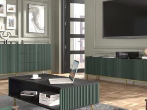 miniaturka Minimalistyczny Stolik Kawowy Navia z Półkami