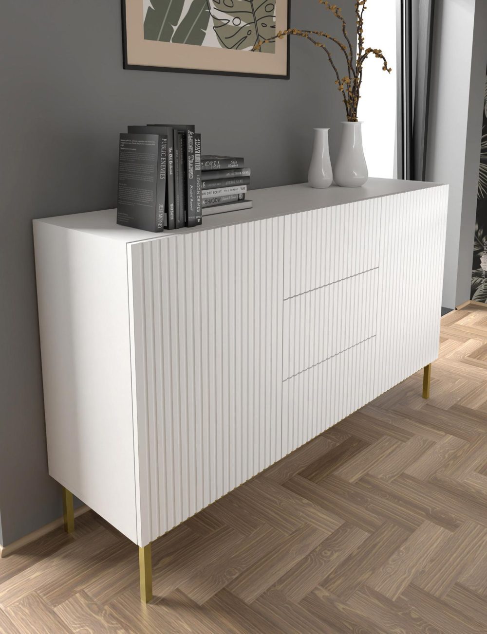 Komoda Navia z Eleganckimi Nóżkami Szpilkami - obrazek 16