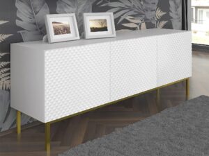 miniaturka Trzydrzwiowa Szafka Pod TV 150 cm Navia