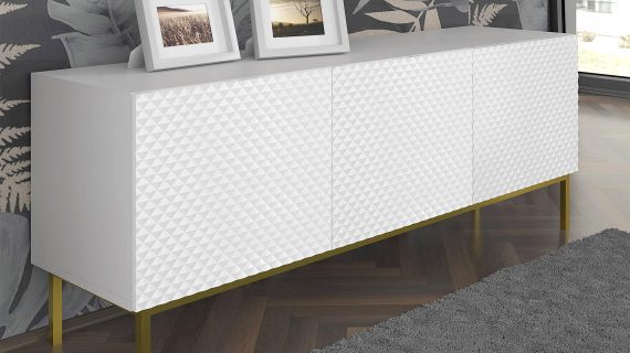 miniaturka Trzydrzwiowa Szafka Pod TV 150 cm Navia