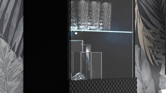 miniaturka Uniwersalna Przeszklona Witryna Navia