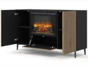 miniaturka Komoda Navia z Kominkiem Nowoczesna