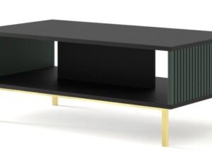 Minimalistyczny Stolik Kawowy Navia z Półkami