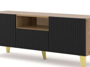 miniaturka Szafka RTV Navia z Ozdobnymi Nóżkami Klasyczna