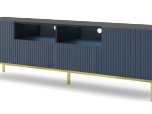 miniaturka Szafka RTV Navia 200 cm z Podwójną Półką Przestronna