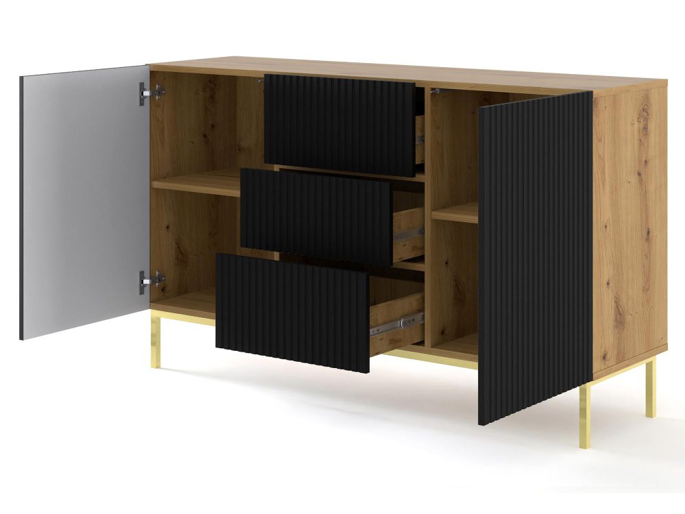 Komoda Navia z Eleganckimi Nóżkami Szpilkami - obrazek 3