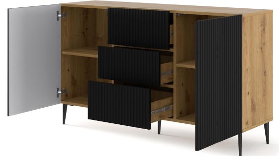 Komoda Navia z Eleganckimi Nóżkami Szpilkami - obrazek 4