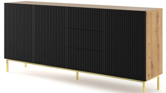 miniaturka Duża Komoda Navia 200 cm z Nóżkami Szpilkami