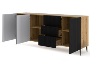 miniaturka Duża Komoda Navia 200 cm z Nóżkami Szpilkami