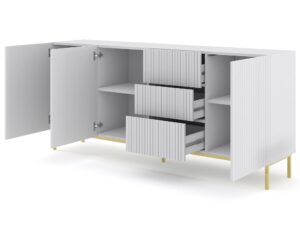 miniaturka Duża Komoda Navia 200 cm z Nóżkami Szpilkami