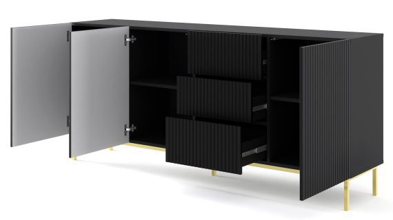 miniaturka Duża Komoda Navia 200 cm z Nóżkami Szpilkami