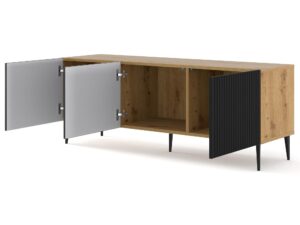 miniaturka Szafka RTV Navia 150 cm z Frezowanymi Frontami