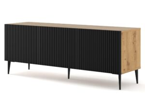 miniaturka Szafka RTV Navia 150 cm z Frezowanymi Frontami