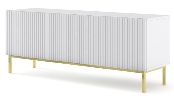 Szafka RTV Navia 150 cm z Frezowanymi Frontami