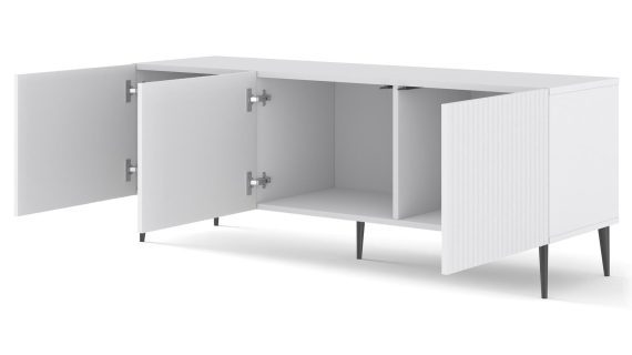 Szafka RTV Navia 150 cm z Frezowanymi Frontami - obrazek 5