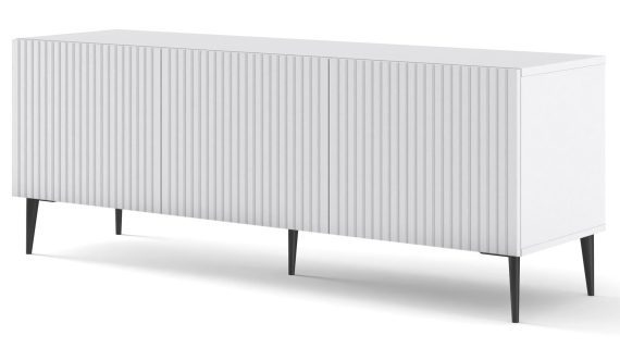 Szafka RTV Navia 150 cm z Frezowanymi Frontami - obrazek 4