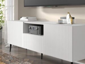 miniaturka Szafka RTV Navia z Ozdobnymi Nóżkami Klasyczna