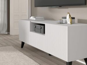 miniaturka Szafka RTV Navia z Ozdobnymi Nóżkami Klasyczna