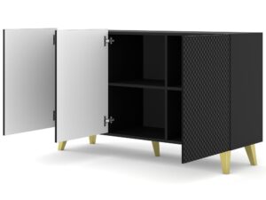 miniaturka Komoda Navia z Frontami w Połysku Stylowa