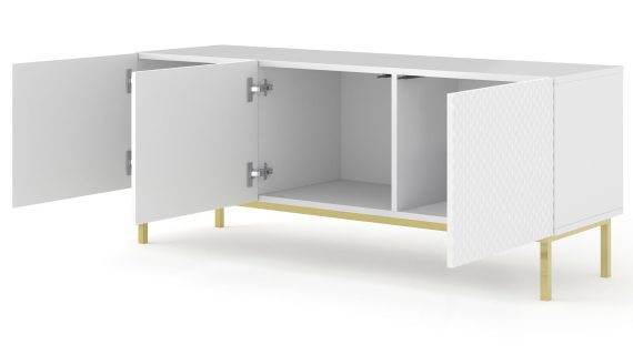 miniaturka Trzydrzwiowa Szafka Pod TV 150 cm Navia