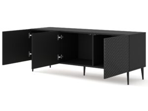 miniaturka Stylowa Szafka RTV 150 cm Navia z Nóżkami Szpilkami