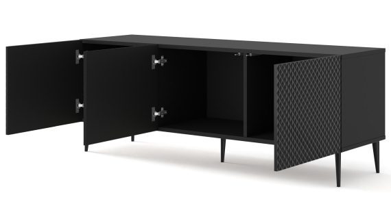 miniaturka Trzydrzwiowa Szafka Pod TV 150 cm Navia