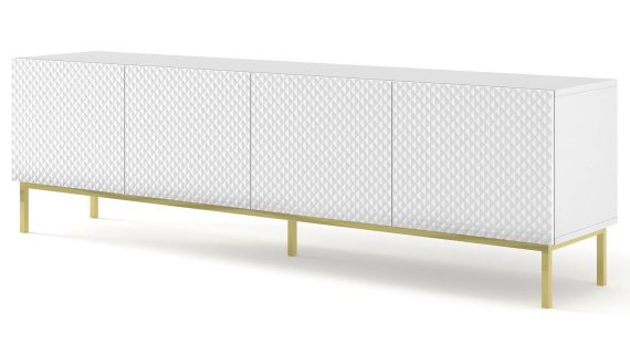 Przestronna Szafka RTV Navia na Ozdobnych Nóżkach