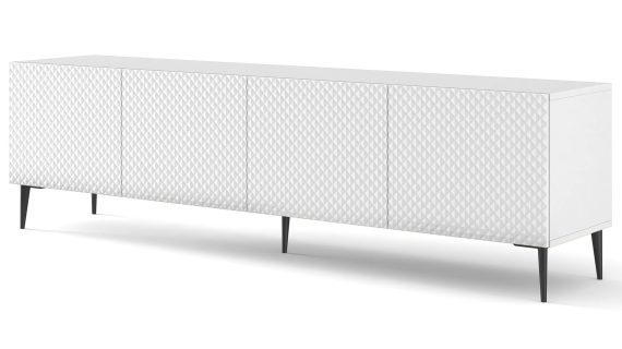 miniaturka Przestronna Szafka RTV Navia na Ozdobnych Nóżkach