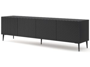 miniaturka Przestronna Szafka RTV Navia na Ozdobnych Nóżkach