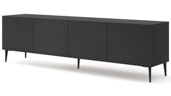 miniaturka Przestronna Szafka RTV Navia na Ozdobnych Nóżkach