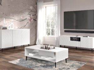 miniaturka Komoda Navia z Frontami w Połysku Stylowa