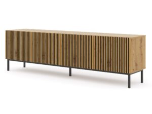 miniaturka Szafka RTV Navia z Frezowanymi Frontami