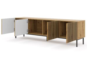 miniaturka Szafka RTV Navia w Stylu Rustykalnym