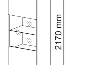 miniaturka Witryna Navia z Frontami w Wysokim Połysku