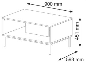 miniaturka Nowoczesny Stolik Kawowy Navia do Salonu