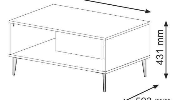 miniaturka Dekoracyjny Stolik Kawowy Navia
