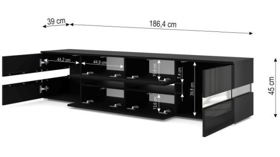 miniaturka Szafka RTV Elara Stojąca Nowoczesna
