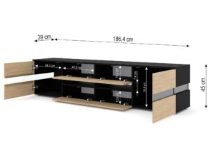 miniaturka Szafka RTV Elara Stojąca Nowoczesna