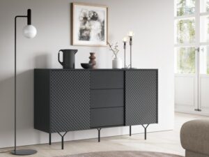 miniaturka Komoda Kruk 144cm Frezowany Front 2D