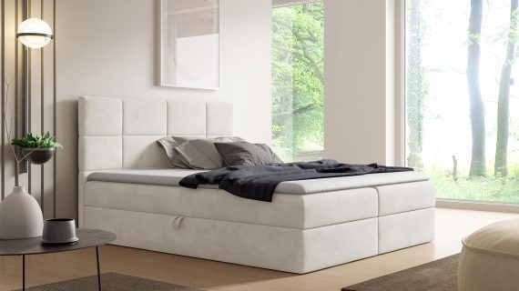 miniaturka Kontynentalne Łóżko Lucida Minimalistyczny Styl