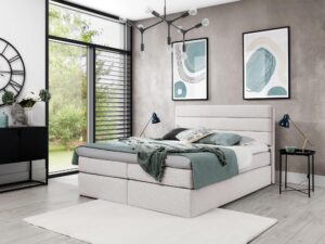 miniaturka Kontynentalne Łóżko Velis Nowoczesny Design do Sypialni