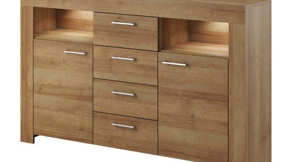 Komoda Niebo Stylowa z Prostym Uchwytem