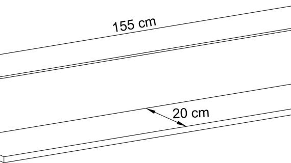 miniaturka Komoda Niebo w Dwóch Odcieniach Klasyczny Styl
