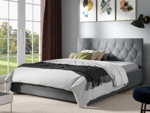 miniaturka Nowoczesne Łóżko MELA Tapicerowane