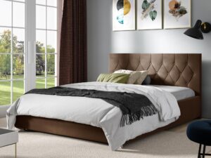 miniaturka Nowoczesne Łóżko MELA Tapicerowane
