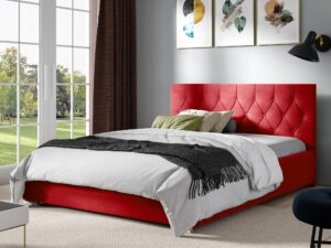 miniaturka Nowoczesne Łóżko MELA Tapicerowane